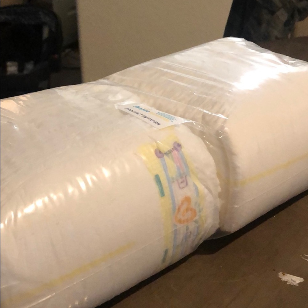 One pack of Pamper diapers for newborns